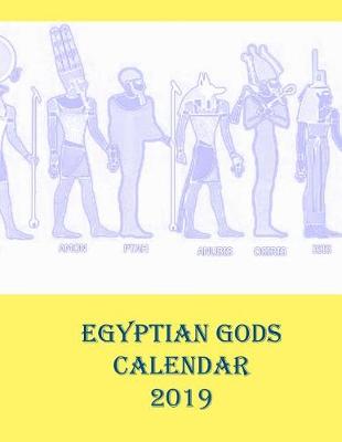 Book cover for Egyptian Gods Calendar 2019