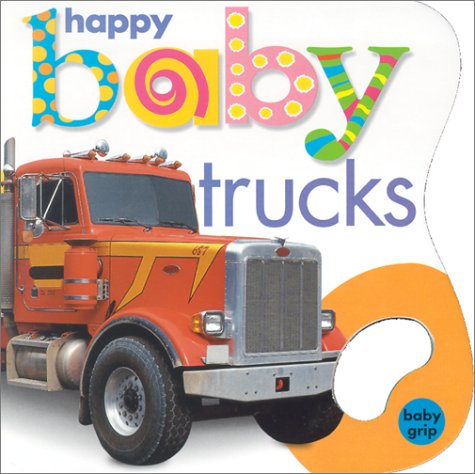 Book cover for Happy Baby Trucks
