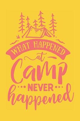 Book cover for What Happened at Camp Never Happened