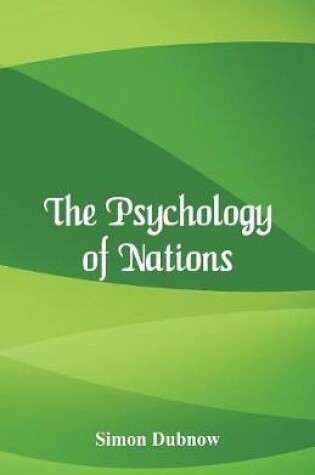 Cover of The Psychology of Nations