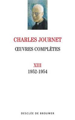 Book cover for Oeuvres Completes Volume XIII