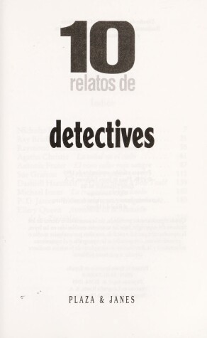 Book cover for 10 Relatos de Detectives