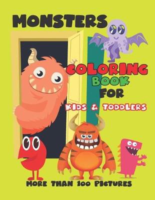 Book cover for Monsters Coloring Book for Kids and Toddlers