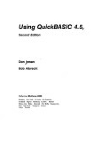 Cover of Using Quick BASIC 4.5