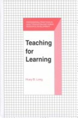 Cover of Teaching for Learning