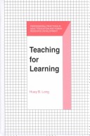 Cover of Teaching for Learning