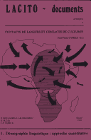 Cover of Contacts De Langues Et Contacts De Cultures. Fasc. 1. Demographie Linguistique: Approche Quantitative