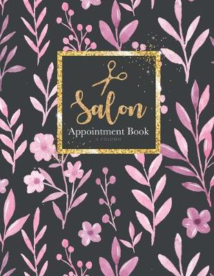 Book cover for Salon Appointment Book 4 Column