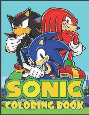 Book cover for Sonic Coloring Book