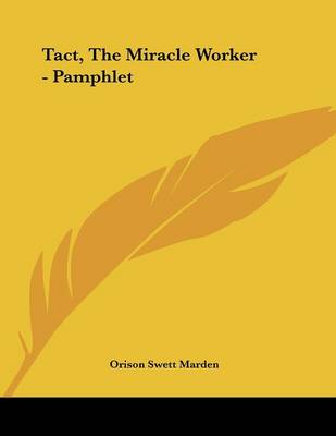 Book cover for Tact, the Miracle Worker - Pamphlet