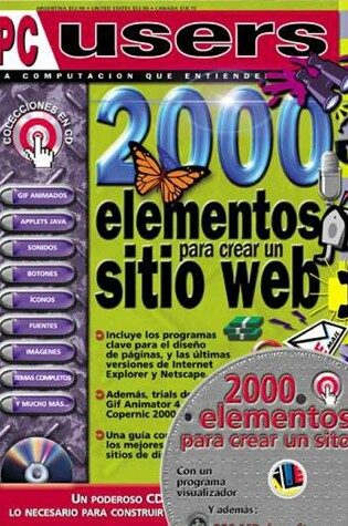 Cover of 2000 Elementos Para Crear Un Sitio Web - Con CD