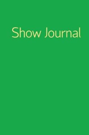 Cover of Show Journal