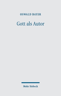 Book cover for Gott als Autor