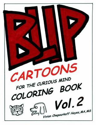 Book cover for Blip Coloring Book. Volume 2