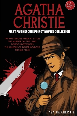 Book cover for Agatha Christie First Five Hercule Poirot Novels Collection