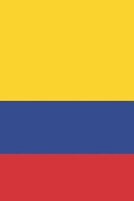 Book cover for Colombia Flag Notebook - Colombian Flag Book - Colombia Travel Journal