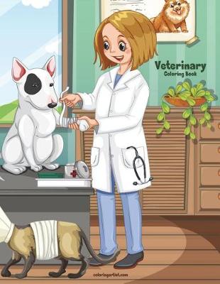 Book cover for Veterinary Coloring Book 1