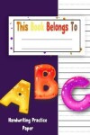 Book cover for Handwriting Practice Paper