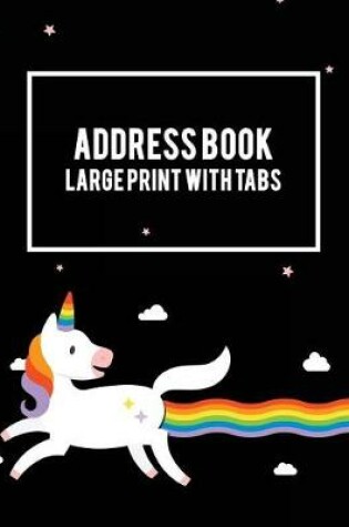 Cover of Address Book Large Print with Tabs