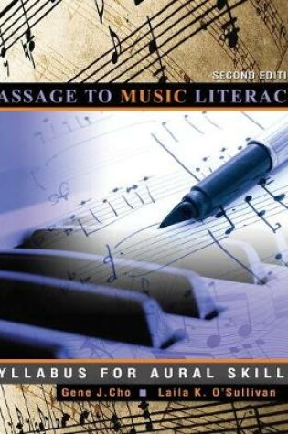 Cover of Passage to Music Literacy: Syllabus for Aural Skills