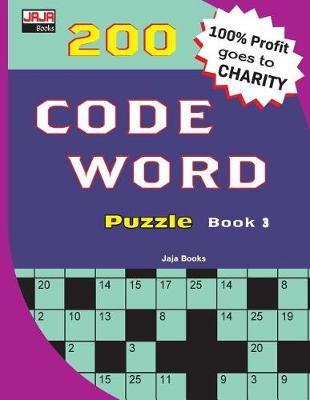 Book cover for 200 CODE WORD Puzzle Book 3