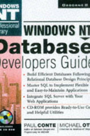 Cover of Windows NT Database Developer's Guide