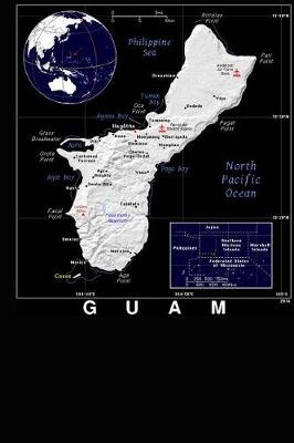 Book cover for Modern Day Color Map of Guam Journal