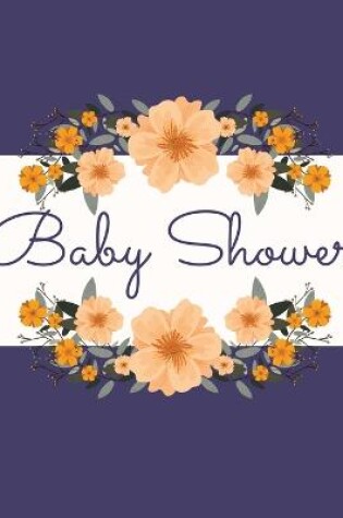 Cover of Floral Baby Shower Guest Book (Hardcover)
