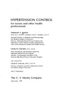 Book cover for Hypertension Control for Nurses and Other Health Professionals