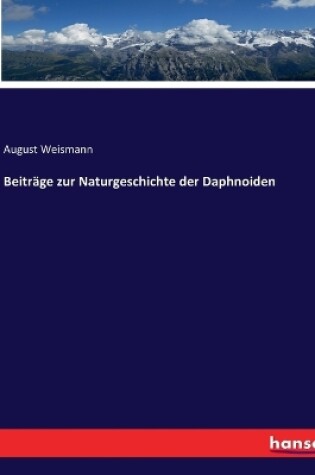 Cover of Beiträge zur Naturgeschichte der Daphnoiden