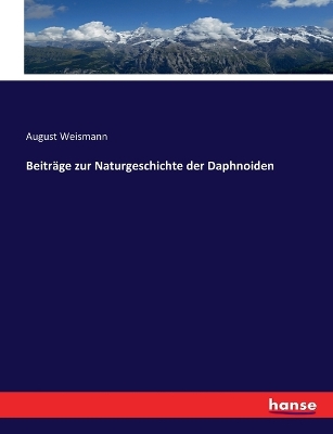 Book cover for Beiträge zur Naturgeschichte der Daphnoiden
