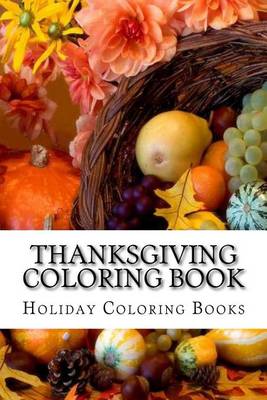 Book cover for Thanksgiving Coloring Book