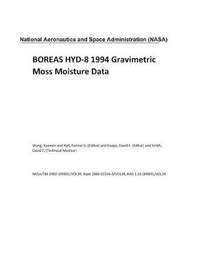 Book cover for Boreas Hyd-8 1994 Gravimetric Moss Moisture Data