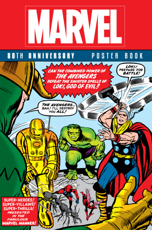 Cover of Marvel 80th Anniversary Poster Book