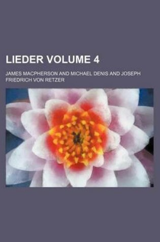 Cover of Lieder Volume 4