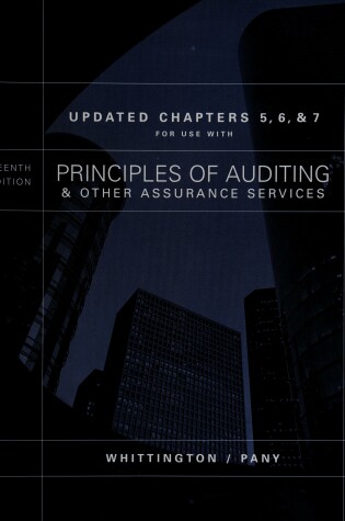 Cover of Principles of Auditing and Other Assurance Services. O. Ray Whittington, Kurt Pany