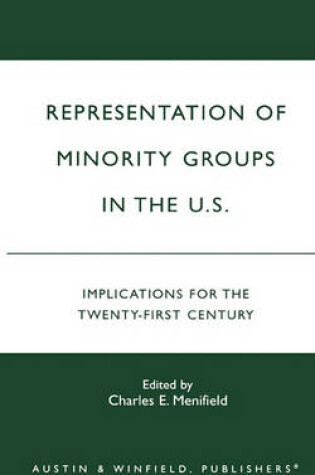Cover of Representation of Minority Groups in the U.S.