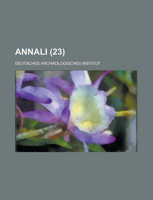 Book cover for Annali (23)
