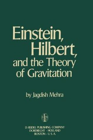 Cover of Einstein, Hilbert, and the Theory of Gravitation