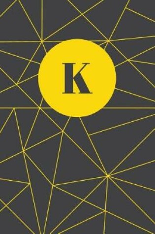 Cover of Monogram Initial K Notebook