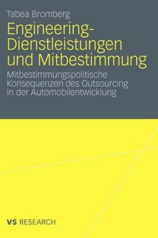 Cover of Engineering-Dienstleistungen und Mitbestimmung