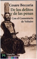 Book cover for de Los Delitos y de Las Penas