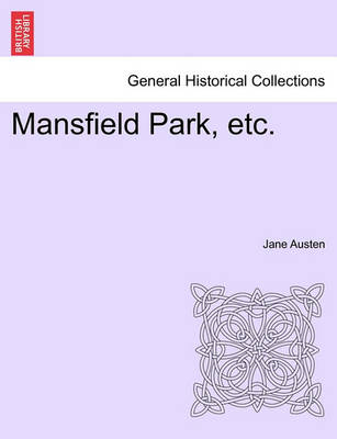 Book cover for Mansfield Park, Etc.