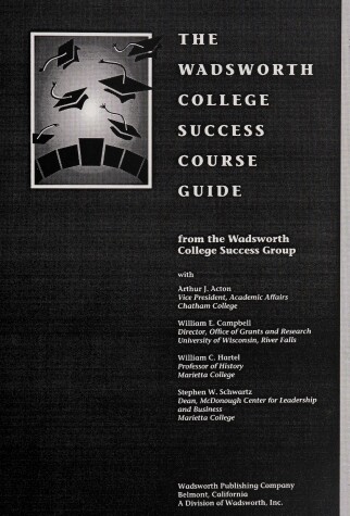 Book cover for Wadsworth College Success Course Guide