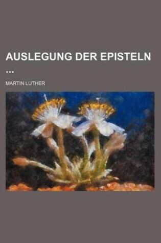 Cover of Auslegung Der Episteln