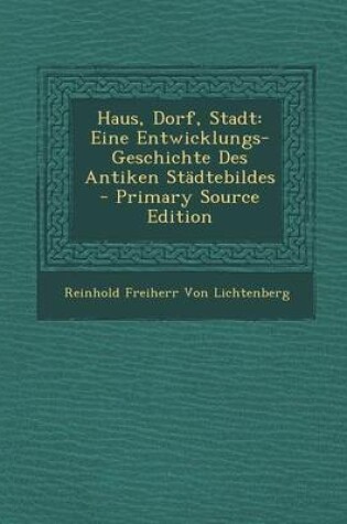 Cover of Haus, Dorf, Stadt