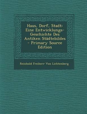 Book cover for Haus, Dorf, Stadt