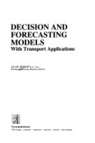 Cover of Decision and Forecasting Models