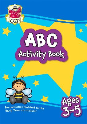Book cover for New ABC Activity Book for Ages 3-5: perfect for learning the alphabet