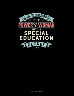 Book cover for Never Underestimate The Power Of A Woman With A Special Education Degree